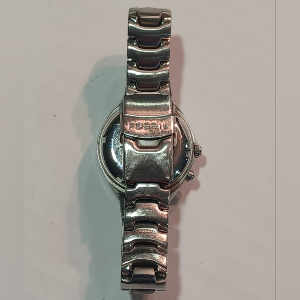 Fossil Blue Dial Silver Bracelet Watch - Picture 3 of 6